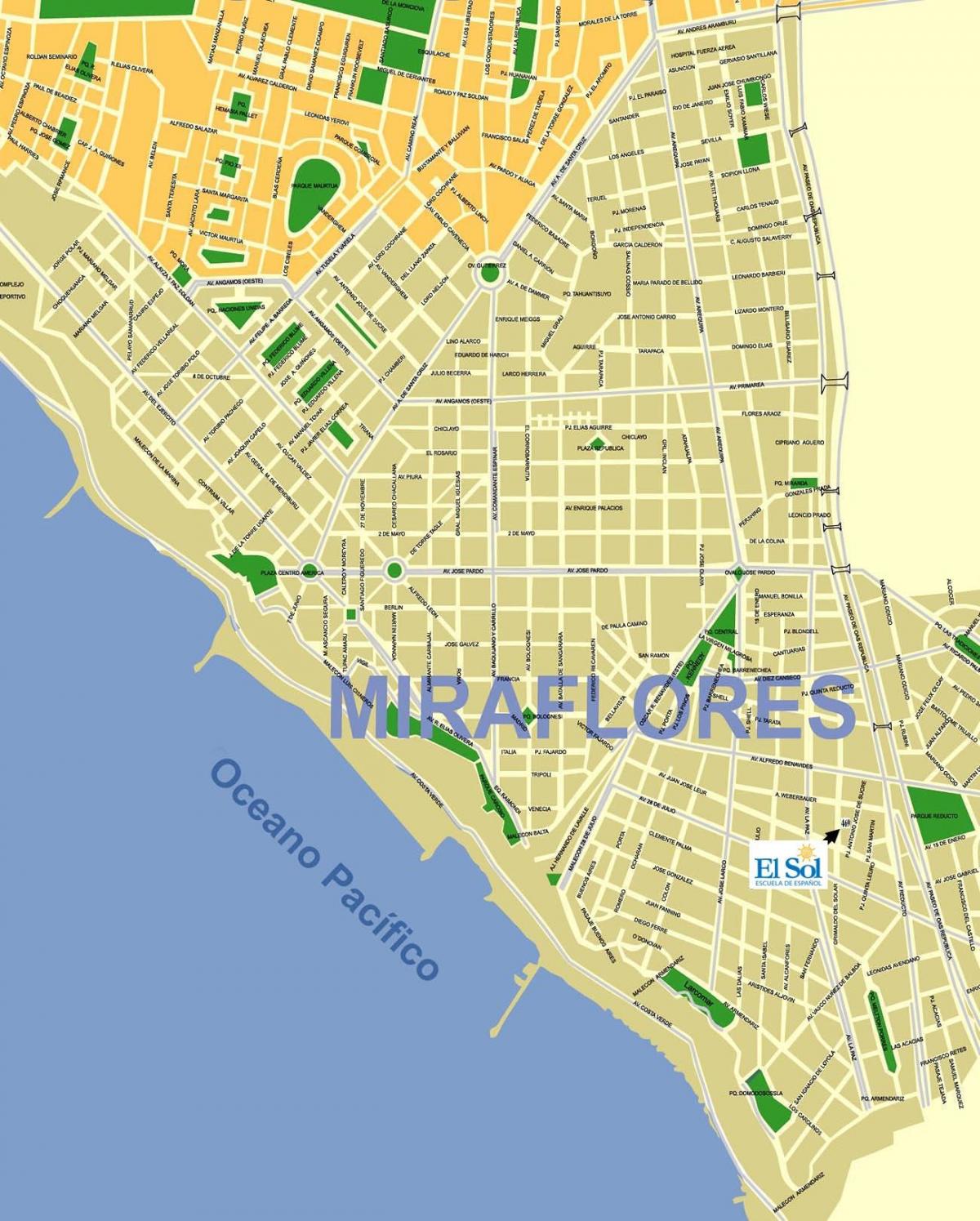 miraflores kartica, Lima 